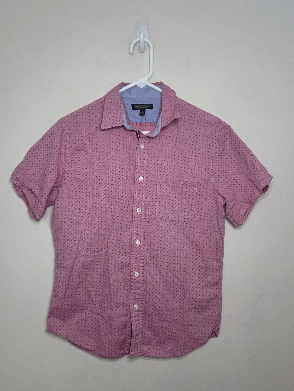 Men's Banana Republic Soft Wash Slim Fit Button Down Shirt Sz Small